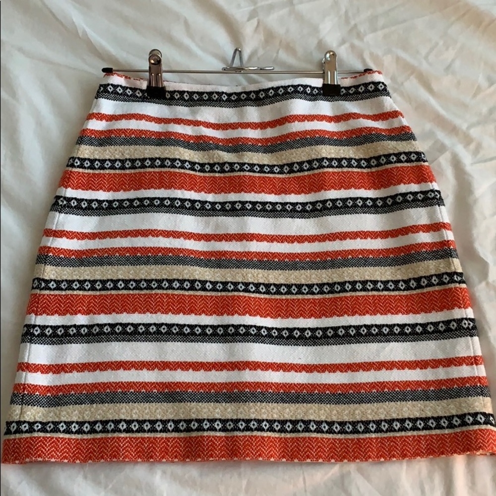 LOFT Striped Skirt
